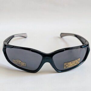 NWT Vintage 90's PC Rectangle Sport Wrap Sunglasses (Green/Black)